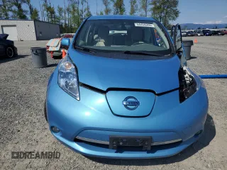 2011 Nissan LEAF SL-e with VIN JN1AZ0CP3BT006690, listed as a Copart auction lot 54450355 with 0 mi miles and Salvage Title. Bid and sale history available at carsss.com. Image 5.