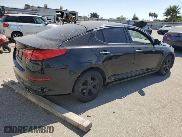 2015 Kia Optima LX with VIN 5XXGM4A77FG366888, listed as a Copart auction lot 64865685 with 110,157 mi miles and Clean title. Bid and sale history available at DreamBid. Image 3.