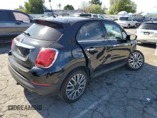 2018 FIAT 500X Lounge with VIN ZFBCFXDB4JP655869, listed as a Copart auction lot 45968085 with 56,279 mi miles and Salvage title. Bid and sale history available at DreamBid. Image 3.
