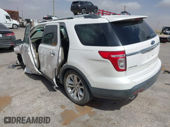 2015 Ford Explorer Limited with VIN 1FM5K8F84FGB49289, listed as a IAAI auction lot 41812055 with 148,022 mi miles and . Bid and sale history available at DreamBid. Image 3.