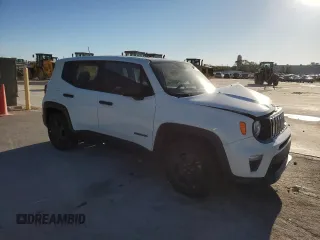 2020 Jeep Renegade Sport with VIN ZACNJAABXLPL58954, listed as a Copart auction lot 47878575 with 104,778 mi miles and Non Repairable. Bid and sale history available at carsss.com. Image 4.