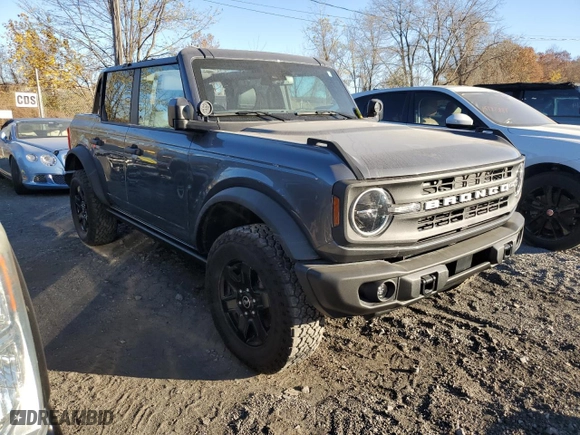 2023 Ford Bronco with VIN 1FMEE5BP3PLB11080, listed as a Copart auction lot 42005615 with 0 mi miles and Salvage Title. Bid and sale history available at carsss.com. Image 4.