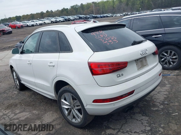 2017 Audi Q3 Premium z VIN WA1BCCFS2HR009908, wystawiony jako IAAI lot #41867249 z przebiegiem 116 804 mil mil oraz . Historia ofert i sprzedaży dostępna na DreamBid. Obrazek 3.