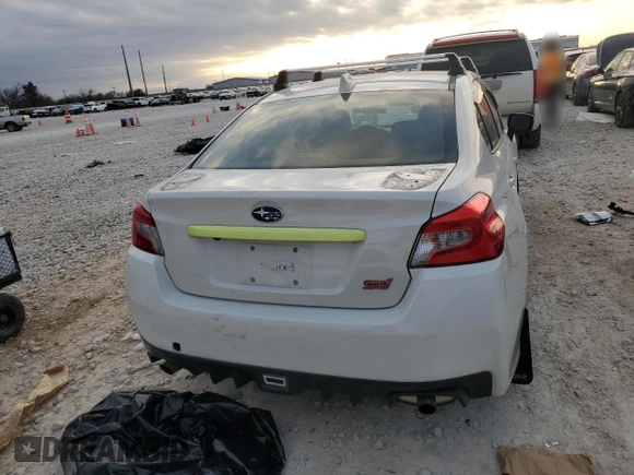 2021 Subaru WRX STI with VIN JF1VA2E68M9806350, listed as a Copart auction lot 86942334 with 46,687 mi miles and Salvage Title. Bid and sale history available at carsss.com. Image 6.