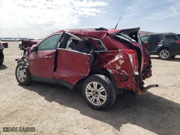 2012 Cadillac SRX Luxury Collection with VIN 3GYFNAE33CS573762, listed as a Copart auction lot 49530265 with 0 mi miles and Salvage Title. Bid and sale history available at carsss.com. Image 2.