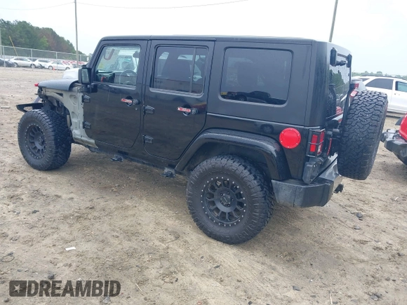 2008 Jeep Wrangler Unlimited Sahara with VIN 1J4GA59128L504798, listed as a IAAI auction lot 42210839 with 162,406 mi miles and . Bid and sale history available at DreamBid. Image 3.