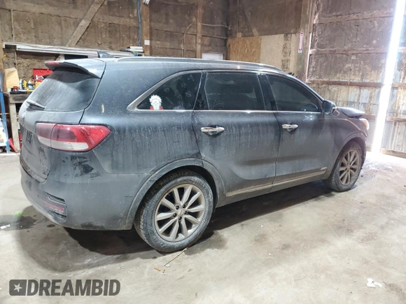 2018 Kia Sorento SX with VIN 5XYPKDA54JG421158, listed as a Copart auction lot 89214145 with 148,366 mi miles and Salvage Title. Bid and sale history available at carsss.com. Image 3.