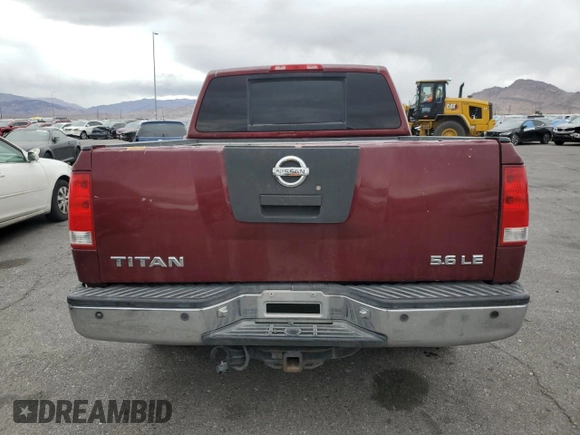 2005 Nissan Titan XE with VIN 1N6AA07A75N520364, listed as a Copart auction lot 46874915 with 234,431 mi miles and Clean Title. Bid and sale history available at DreamBid. Image 6.