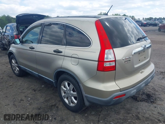 2007 Honda CR-V EX with VIN JHLRE38567C054005, listed as a IAAI auction lot 41987297 with 206,145 mi miles and . Bid and sale history available at carsss.com. Image 3.
