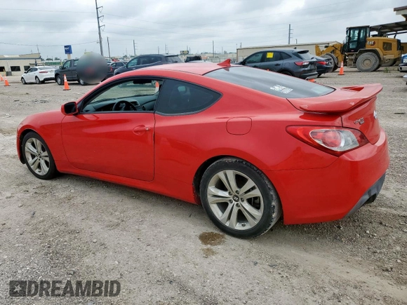 2012 Hyundai Genesis Coupe 2.0T with VIN KMHHT6KD5CU076285, listed as a Copart auction lot 59228515 with 156,070 mi miles and Clean title. Bid and sale history available at DreamBid. Image 2.