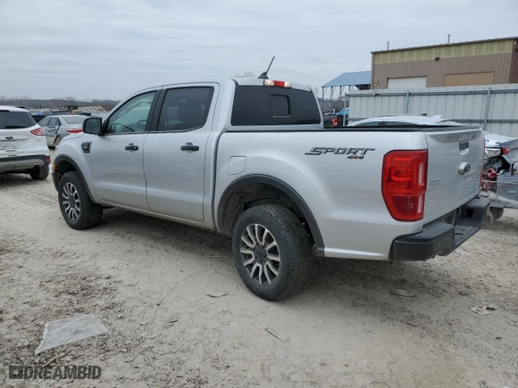 2019 Ford Ranger XL with VIN 1FTER4FH8KLA79340, listed as a Copart auction lot 44742265 with 33,519 mi miles and Salvage Title. Bid and sale history available at carsss.com. Image 2.
