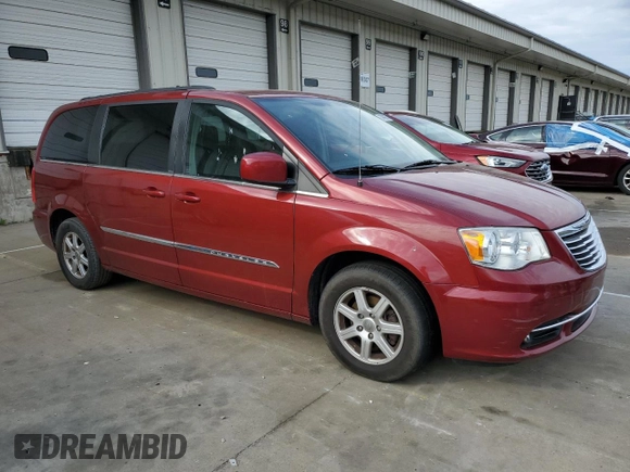 2011 Chrysler Town & Country Touring with VIN 2A4RR5DG7BR665272, listed as a Copart auction lot 53699655 with 189,364 mi miles and Salvage Title. Bid and sale history available at DreamBid. Image 4.