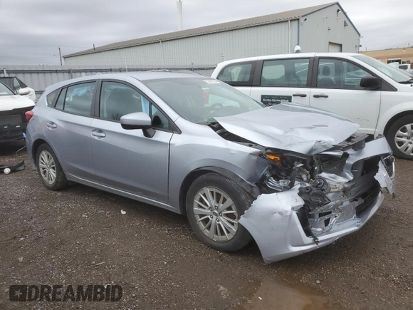 2018 Subaru Impreza with VIN 4S3GTAE67J3709114, listed as a Copart auction lot 72412834 with 49,570 mi miles and Salvage title. Bid and sale history available at DreamBid. Image 4.