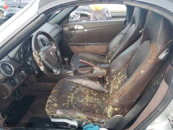 2006 Porsche Boxster with VIN WP0CA29806S710172, listed as a Copart auction lot 75426514 with 0 mi miles and Salvage Title. Bid and sale history available at carsss.com. Image 7.
