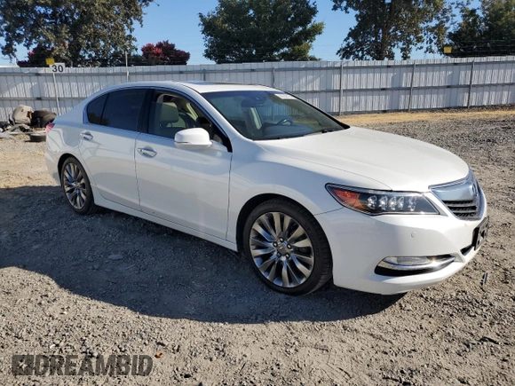 2016 Acura RLX Advance Pkg with VIN JH4KC1F94GC001347, listed as a Copart auction lot 67578124 with 137,757 mi miles and Salvage Title. Bid and sale history available at carsss.com. Image 4.