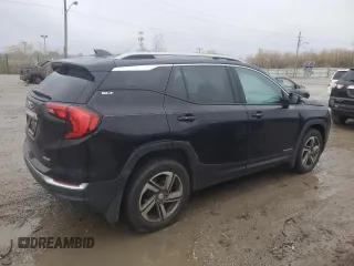 2018 GMC Terrain SLT with VIN 3GKALVEV7JL357813, listed as a Copart auction lot 80859704 with 97,437 mi miles and Salvage Title. Bid and sale history available at carsss.com. Image 3.