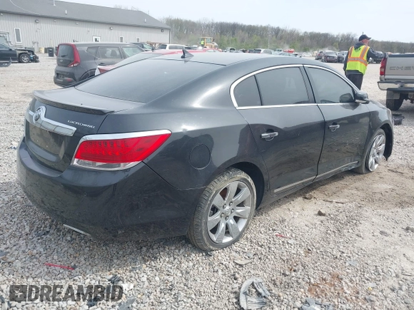 2013 Buick LaCrosse Leather with VIN 1G4GC5E37DF292377, listed as a IAAI auction lot 42062015 with 233,696 mi miles. Bid and sale history available at carsss.com. Image 4.