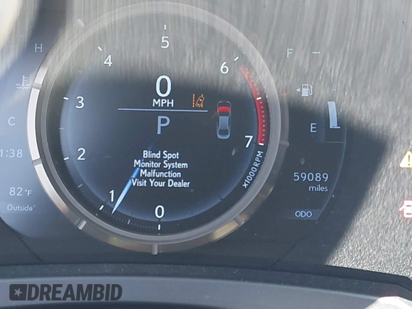 2020 Lexus IS 300 F Sport with VIN JTHGA1D22L5104377, listed as a IAAI auction lot 42488594 with 59,089 mi miles and . Bid and sale history available at DreamBid. Image 7.