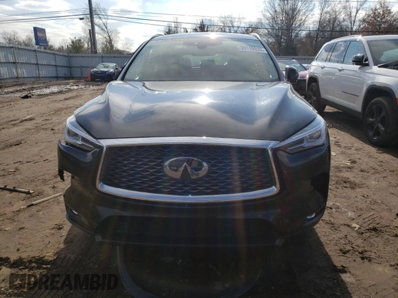 2021 Infiniti QX50 LUXE with VIN 3PCAJ5BB7MF114730, listed as a Copart auction lot 39119333 with 0 mi miles. Bid and sale history available at carsss.com. Image 5.