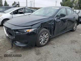 2021 Mazda 3 2.0 with VIN 3MZBPAA71MM202769, listed as a Copart auction lot 43660765 with 93,456 mi miles and Salvage Title. Bid and sale history available at DreamBid. Image 1.