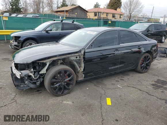2013 Audi A6 2.0T Premium Plus with VIN WAUGFAFC1DN055728, listed as a Copart auction lot 51022255 with 97,113 mi miles and Salvage Title. Bid and sale history available at carsss.com. Image 1.