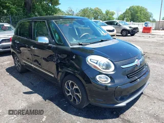2014 FIAT 500L Lounge with VIN ZFBCFACH3EZ009820, listed as a IAAI auction lot 42294242 with 84,557 mi miles and . Bid and sale history available at DreamBid. Image 1.