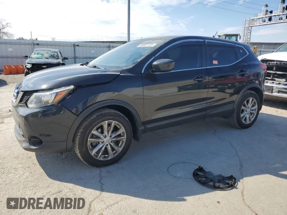 2017 Nissan Rogue Sport S with VIN JN1BJ1CR9HW128464, listed as a Copart auction lot 50581135 with 65,695 mi miles and Salvage Title. Bid and sale history available at carsss.com. Image 1.