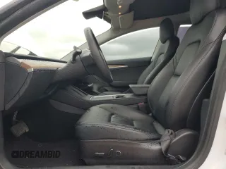 2022 Tesla Model 3 Long Range with VIN 5YJ3E1EB2NF201275, listed as a Copart auction lot 88024985 with 43,540 mi miles and Salvage Title. Bid and sale history available at DreamBid. Image 7.