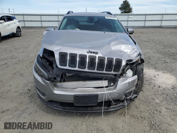 2019 Jeep Cherokee Latitude Plus z VIN 1C4PJMLX0KD432398, wystawiony jako Copart lot #56153735 z przebiegiem Nie podano mil oraz Szkoda całkowita • Salvage title. Historia ofert i sprzedaży dostępna na DreamBid. Obrazek 5.