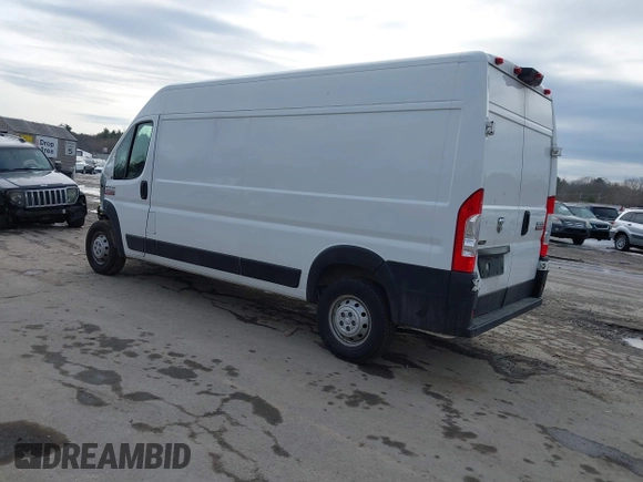 2020 Ram ProMaster Cargo with VIN 3C6TRVDG6LE119973, listed as a IAAI auction lot 41696088 with 116,562 mi miles and . Bid and sale history available at carsss.com. Image 3.