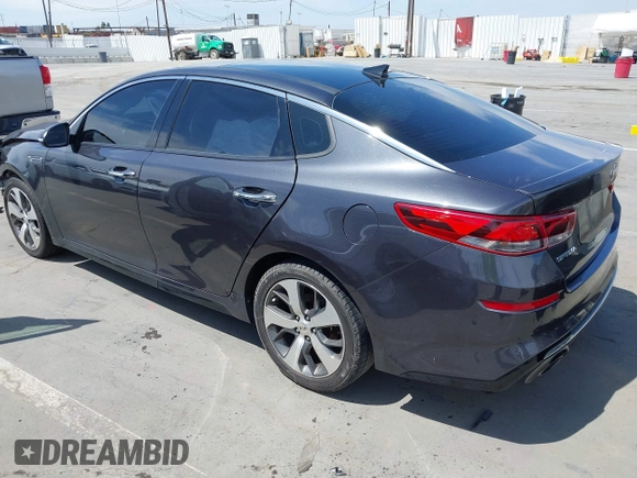 2019 Kia Optima LX with VIN 5XXGT4L39KG290775, listed as a IAAI auction lot 42034654 with 79,442 mi miles. Bid and sale history available at carsss.com. Image 3.