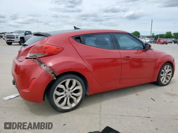 2013 Hyundai Veloster w/Gray Int z VIN KMHTC6AD7DU142655, wystawiony jako Copart lot #56233005 z przebiegiem 181 297 mil mil oraz Czysty tytuł • Clean title. Historia ofert i sprzedaży dostępna na DreamBid. Obrazek 3.