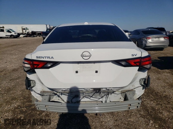 2024 Nissan Sentra SV with VIN 3N1AB8CV8RY294029, listed as a Copart auction lot 47461245 with 29,723 mi miles and Salvage Title. Bid and sale history available at DreamBid. Image 6.