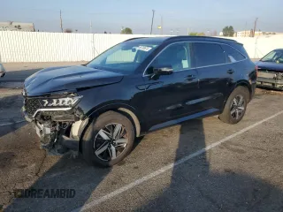 2021 Kia Sorento EX z VIN 5XYRH4LF6MG037593, wystawiony jako Copart lot #86753674 z przebiegiem 45 994 mil mil oraz Szkoda całkowita • Salvage title. Historia ofert i sprzedaży dostępna na DreamBid. Obrazek 1.