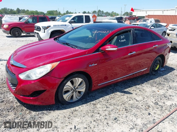 2013 Hyundai Sonata with VIN KMHEC4A41DA067952, listed as a IAAI auction lot 42040251 with 192,665 mi miles and . Bid and sale history available at carsss.com. Image 2.