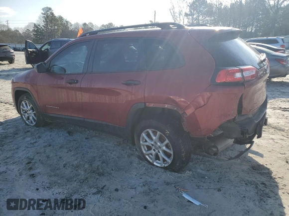 2017 Jeep Cherokee Sport z VIN 1C4PJLAS7HW650031, wystawiony jako Copart lot #43588935 z przebiegiem 110 090 mil mil oraz Szkoda całkowita • Salvage title. Historia ofert i sprzedaży dostępna na DreamBid. Obrazek 2.