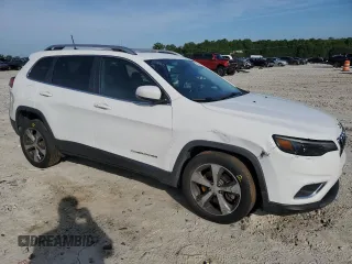 2020 Jeep Cherokee Limited with VIN 1C4PJLDB1LD564925, listed as a Copart auction lot 56084435 with 119,735 mi miles and Salvage title. Bid and sale history available at DreamBid. Image 4.