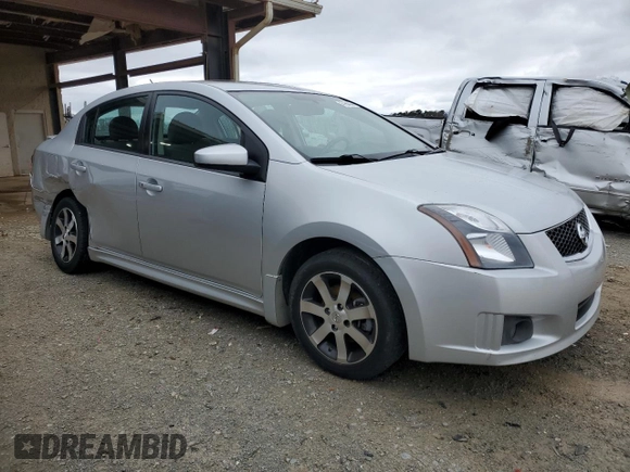 2012 Nissan Sentra S with VIN 3N1AB6AP8CL694489, listed as a Copart auction lot 47964645 with 179,399 mi miles and Salvage Title. Bid and sale history available at DreamBid. Image 4.
