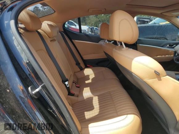 2022 Genesis G70 2.0T with VIN KMTG34TA2NU103729, listed as a Copart auction lot 65336264 with 51,705 mi miles and Salvage Title. Bid and sale history available at carsss.com. Image 10.