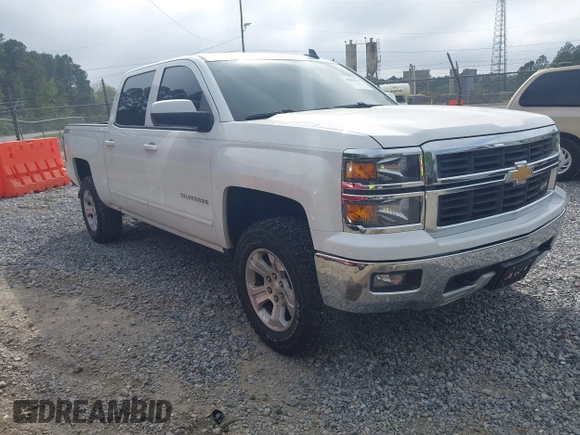 2015 Chevrolet Silverado 1500 LT with VIN 3GCUKREC1FG465118, listed as a IAAI auction lot 41864753 with 290,367 mi miles. Bid and sale history available at carsss.com. Image 1.