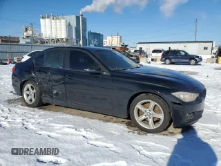 2014 BMW 3 Series 328i with VIN WBA3A5G53ENP28184, listed as a Copart auction lot 87889975 with 115,226 mi miles and Salvage Title. Bid and sale history available at DreamBid. Image 4.