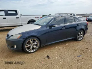 2009 Lexus IS 250 with VIN JTHBK262192088838, listed as a Copart auction lot 64188075 with 216,979 mi miles and Salvage title. Bid and sale history available at DreamBid. Image 1.