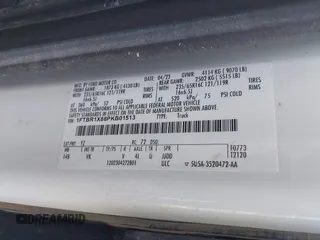 2023 Ford Transit Cargo с VIN 1FTBR1X88PKB01513, выставлен на аукционе IAAI как лот 42496329 с пробегом 65 621 миль миль и . История ставок и продаж доступна на DreamBid. Изображение 9.