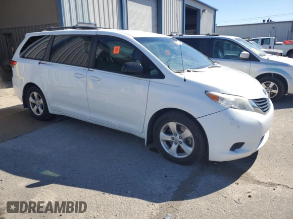 2014 Toyota Sienna LE AAS with VIN 5TDKK3DC2ES473234, listed as a Copart auction lot 45883065 with 109,243 mi miles and Clean Title. Bid and sale history available at DreamBid. Image 4.