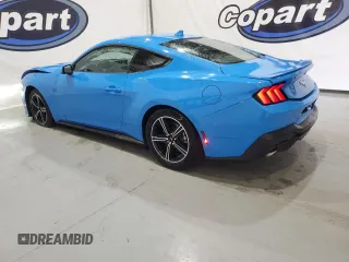 2024 Ford Mustang EcoBoost with VIN 1FA6P8TH4R5130178, listed as a Copart auction lot 47890225 with 20,281 mi miles and Salvage Title. Bid and sale history available at carsss.com. Image 2.