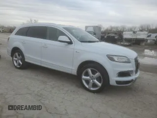 2015 Audi Q7 3.0T S line Prestige with VIN WA1DGAFE1FD031601, listed as a Copart auction lot 86648524 with 112,100 mi miles and Salvage Title. Bid and sale history available at carsss.com. Image 4.