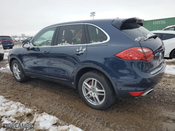 2013 Porsche Cayenne Diesel with VIN WP1AF2A2XDLA26218, listed as a Copart auction lot 65716124 with 37,287 mi miles and Salvage Title. Bid and sale history available at carsss.com. Image 2.