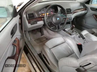 2001 BMW 3 Series 330Ci with VIN WBABN53421JU21846, listed as a Copart auction lot 84255684 with 188,425 mi miles and Salvage Title. Bid and sale history available at carsss.com. Image 8.
