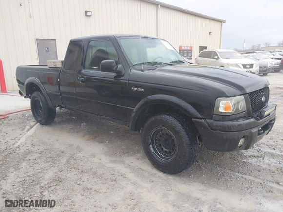 2003 Ford Ranger XL Fleet with VIN 1FTZR45E53TA32809, listed as a IAAI auction lot 41717709 with 186,845 mi miles. Bid and sale history available at carsss.com. Image 1.