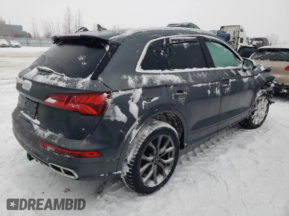 2018 Audi SQ5 Premium Plus with VIN WA1A4AFY1J2026957, listed as a Copart auction lot 44124315 with Not Provided miles and Salvage Title. Bid and sale history available at DreamBid. Image 3.